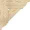 Ekena Millwork Traditional Traditional Rough Sawn Bracket w/ Offset Brace, Douglas Fir, 8"W x 22"D x 22"H BKT0806X22X22TRA01RDF - alternate 3